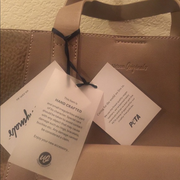 URBAN ORIGINALS hand crafted vegan leather bag - Picture 4 of 4